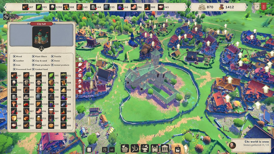 中世紀背景城市建造管理遊戲《築城記：中世紀》現已推出試玩Demo