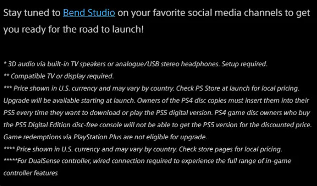 索尼不想賺錢?PS會員送的《往日不再》無法升級強化版