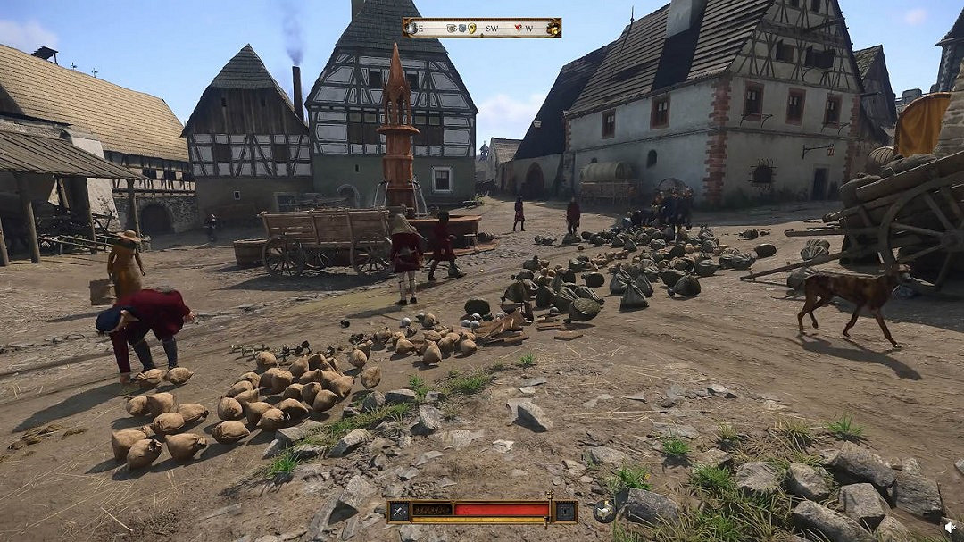 《天國:拯救2》設定太現實!街上撒錢貴族無視窮人狂撿 《天國:拯救2》設定太現實!街上撒錢貴族無視窮人狂撿