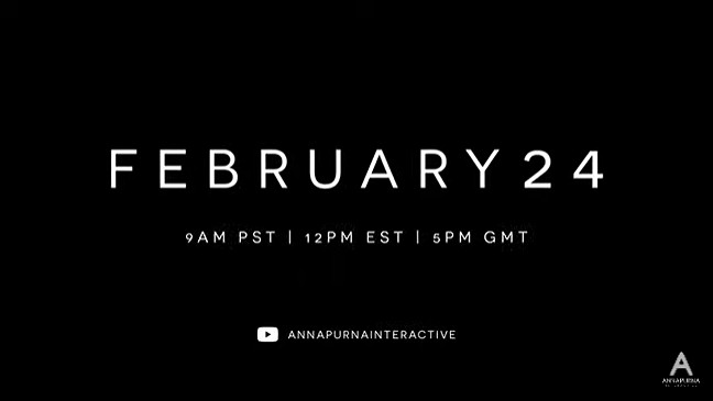 Annapurna將於2月25日舉行遊戲展示會:會有驚喜哦 Annapurna將於2月25日舉行遊戲展示會:會有驚喜哦