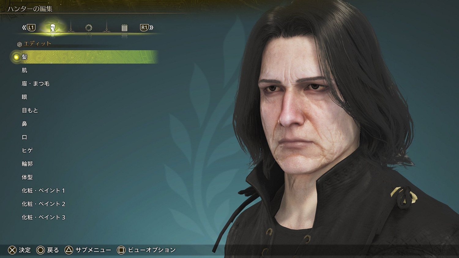 《怪獵:荒野》玩家分享捏臉石內卜教授:有那味了~ 《怪獵:荒野》玩家分享捏臉石內卜教授:有那味了~