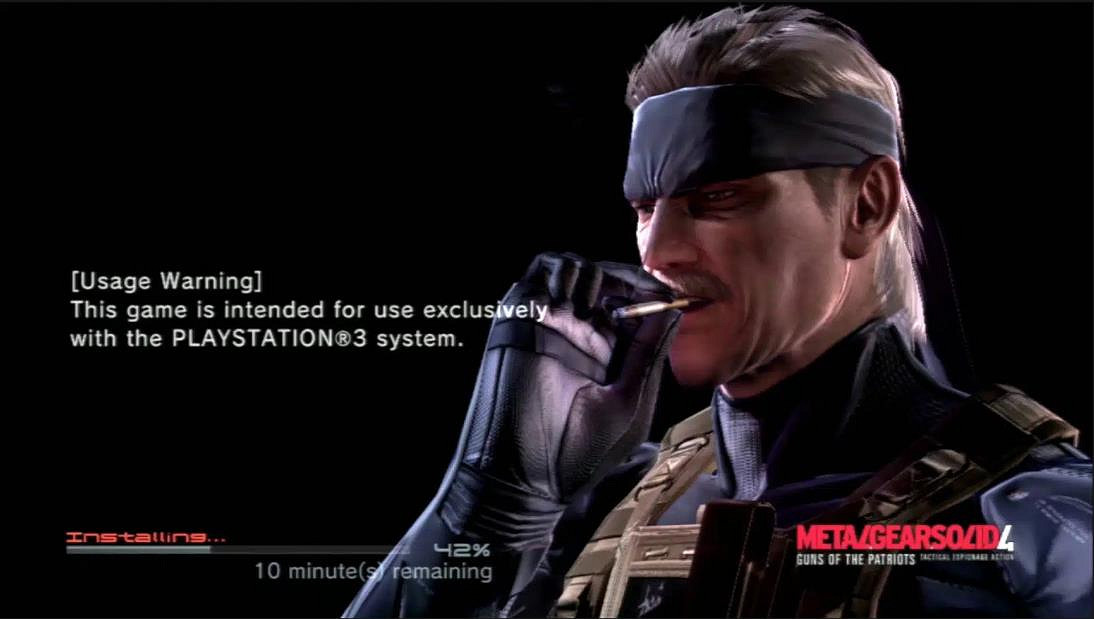 粉絲自製超酷炫《潛龍諜影4》斯內克抽煙 動態壁紙！