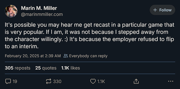 因不簽配音工會合約《黑帝斯2》更換演員？官方：沒有換！