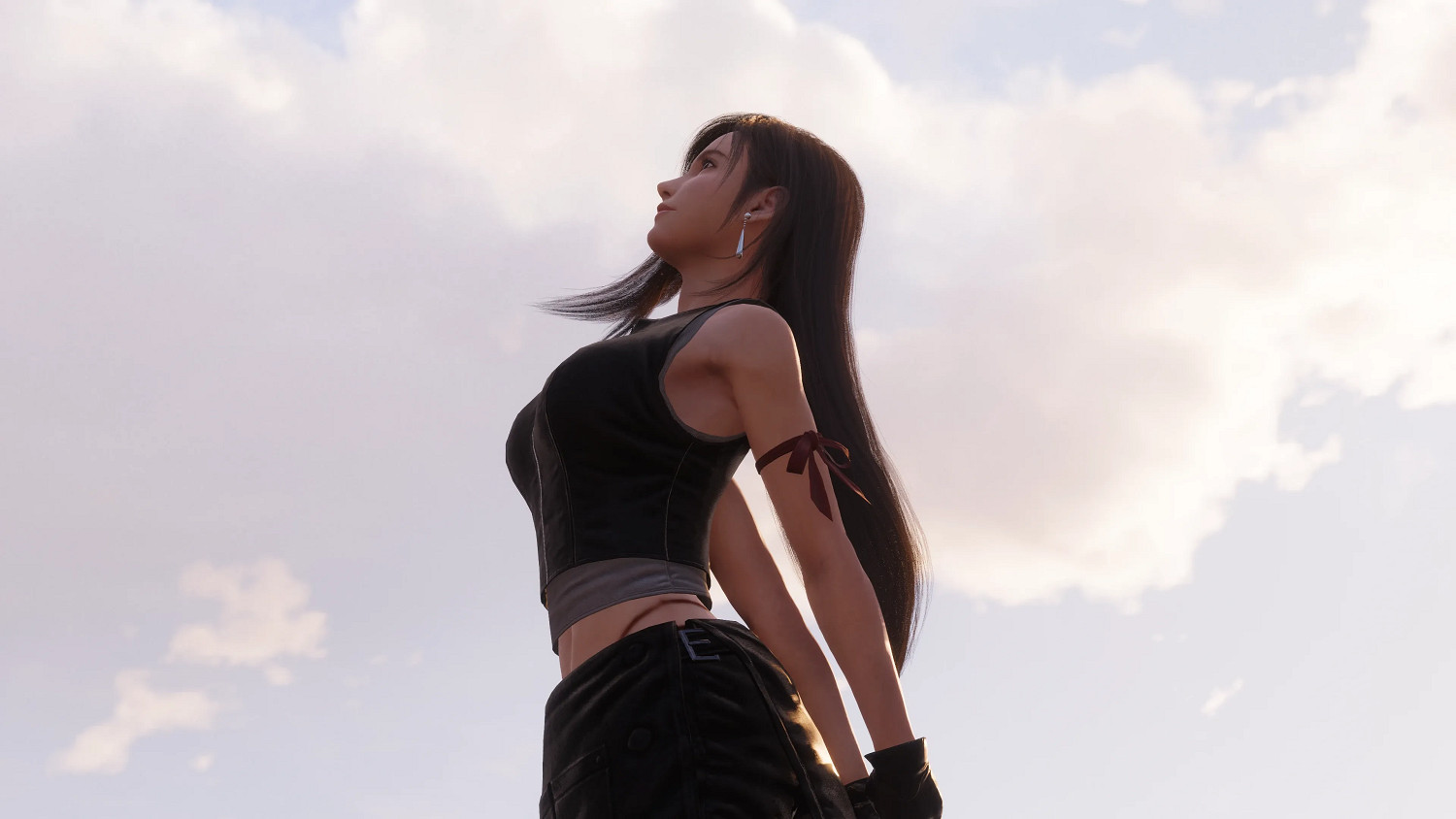 黑色穿搭更有韻味!《FF7重生》蒂法聖子降臨MOD展示 黑色穿搭更有韻味!《FF7重生》蒂法聖子降臨MOD展示