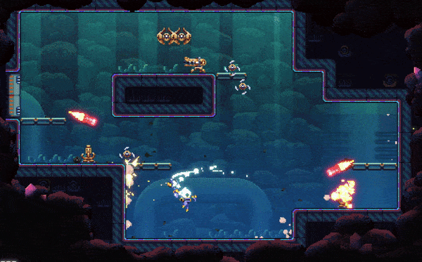 橫版動作射擊Roguelite遊戲《核元突破》可免費試玩