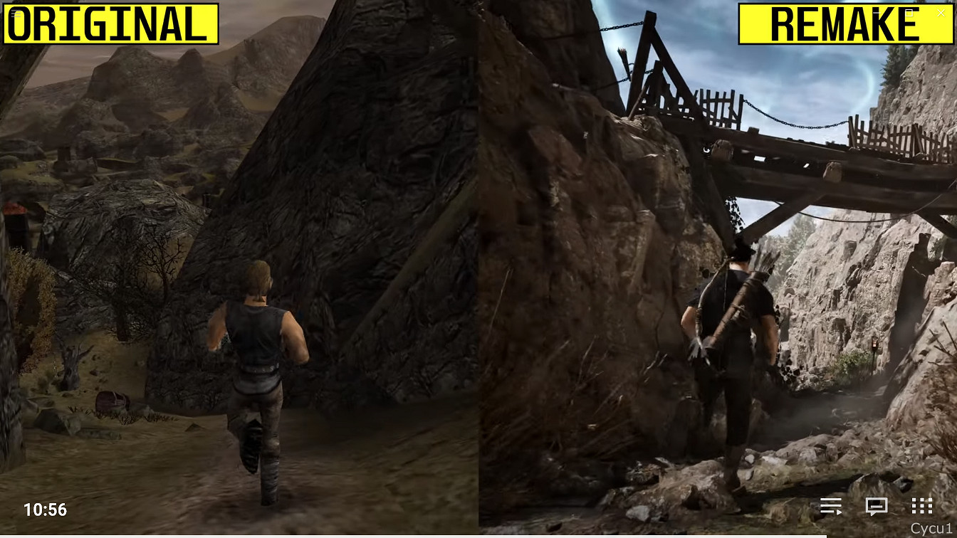 《哥特王朝：重製版》試玩版vs原版遊戲 畫質對比影片