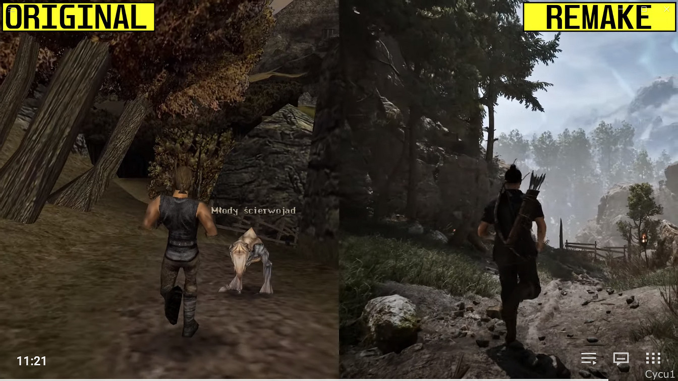 《哥特王朝：重製版》試玩版vs原版遊戲 畫質對比影片