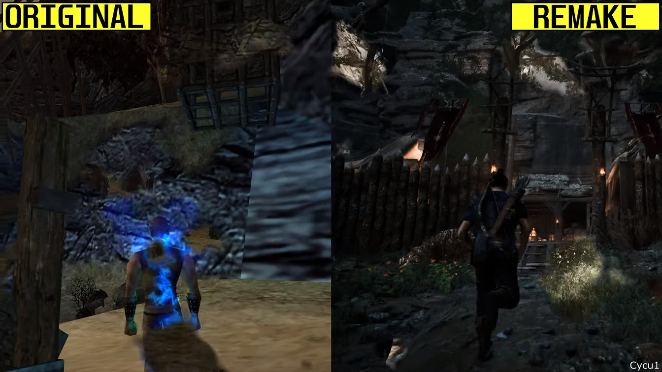 《哥特王朝：重製版》試玩版vs原版遊戲 畫質對比影片