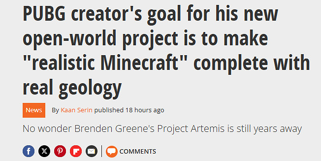 《絕地求生》開發者談新遊策劃 意圖打造真實版《當個創世神麥塊》