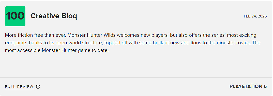 《怪獵荒野》M站90分:迄今為止最容易上手的系列之作 《怪獵荒野》M站90分:迄今為止最容易上手的系列之作