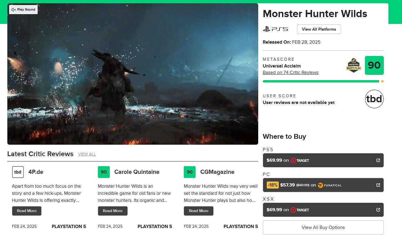 《怪獵荒野》M站90分:迄今為止最容易上手的系列之作 《怪獵荒野》M站90分:迄今為止最容易上手的系列之作