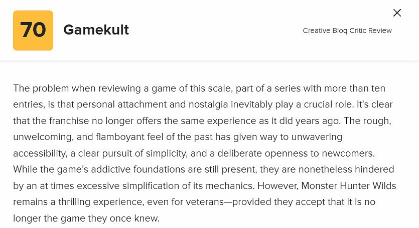 《怪獵荒野》M站90分:迄今為止最容易上手的系列之作 《怪獵荒野》M站90分:迄今為止最容易上手的系列之作