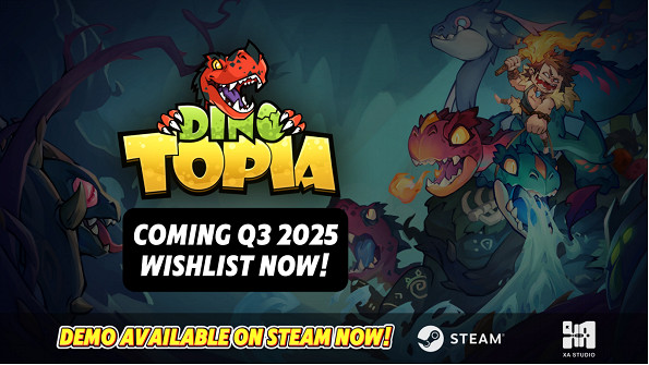 2/25 全新沙盒Roguelike冒險之旅《Dino Topia》試玩版於 Steam 上線! 2/25 全新沙盒Roguelike冒險之旅《Dino Topia》試玩版於 Steam 上線!