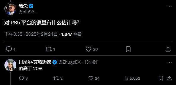 PS5版《黑神話》銷量多少?調研機構預測約有560萬! PS5版《黑神話》銷量多少?調研機構預測約有560萬!