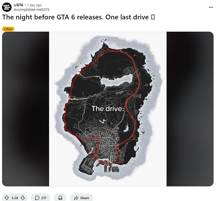 致青春！粉絲籌備&quot;GTA6發售前夕騎行聖安地列斯&quot;活動