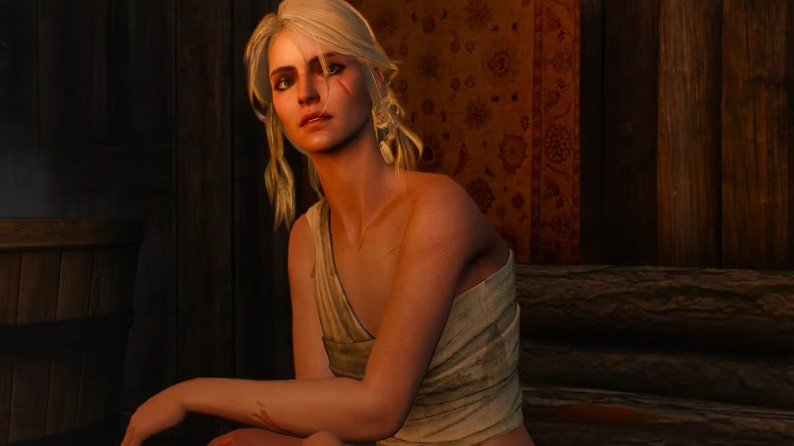 美到不像真的 德國Coser扮演希裡「裹身浴」名場景