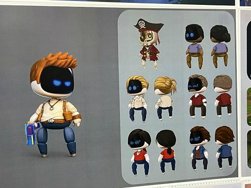 超可愛！《宇宙機器人》PlayStation連動角色設計圖