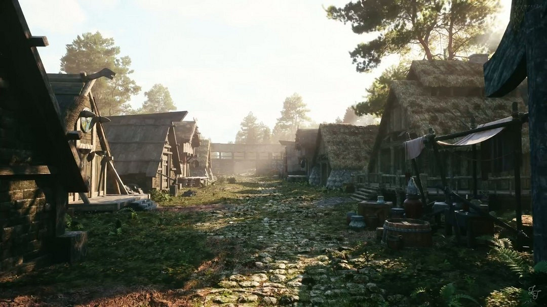 最美河木鎮！如果用虛幻5.4重現《上古卷軸5》