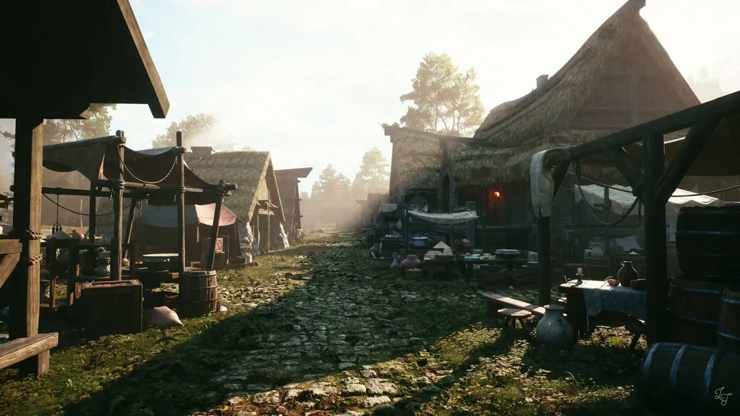 最美河木鎮！如果用虛幻5.4重現《上古卷軸5》