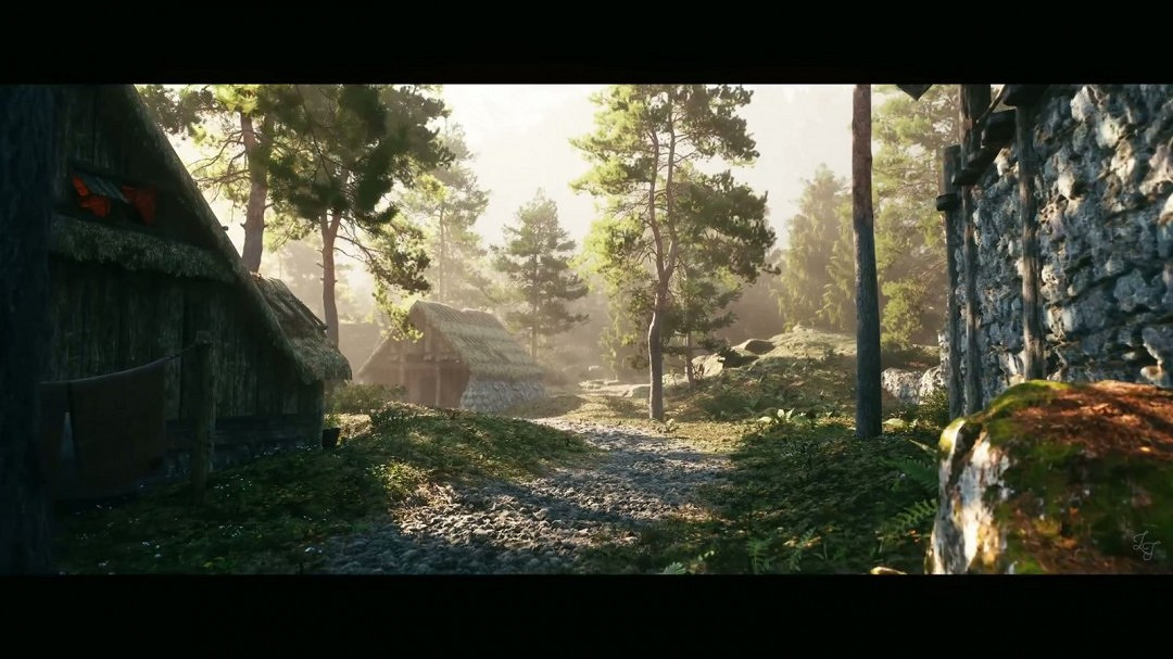 最美河木鎮！如果用虛幻5.4重現《上古卷軸5》