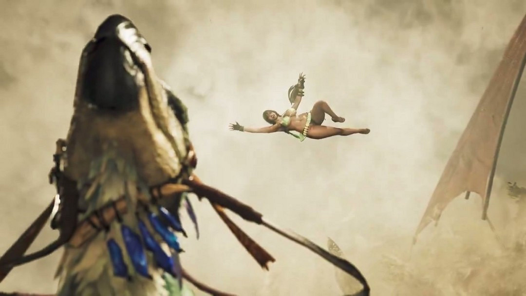 完美身材一覽無餘！《魔物獵人：荒野》已出現泳裝MOD