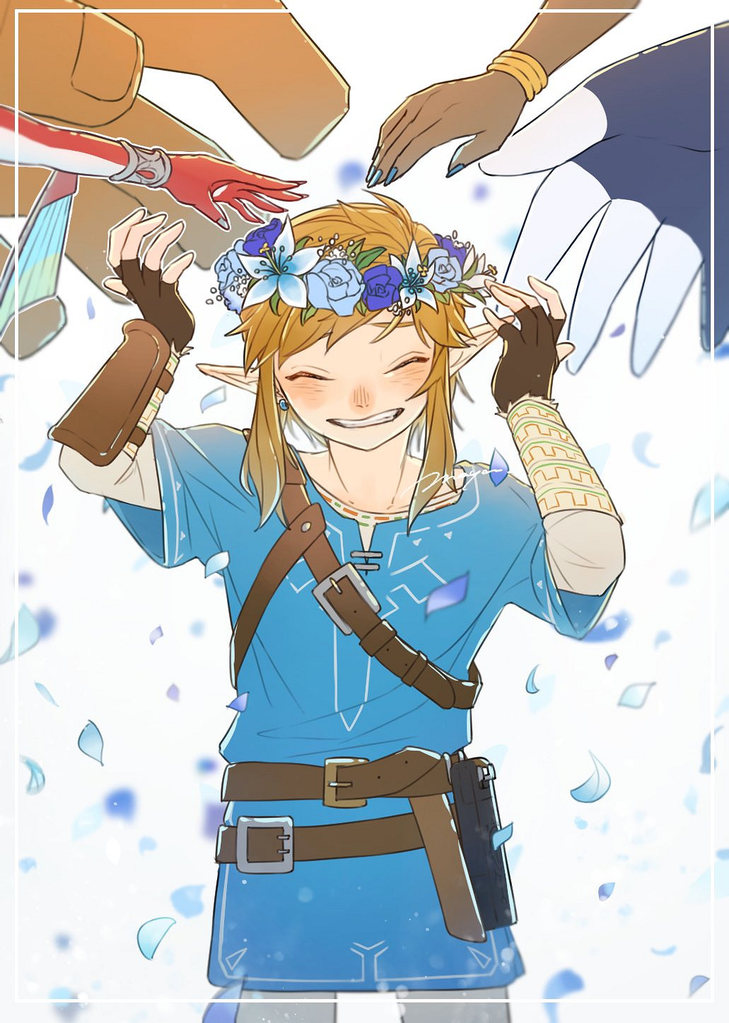 《塞爾達傳說：曠野之息》發售8周年！粉絲曬精美賀圖