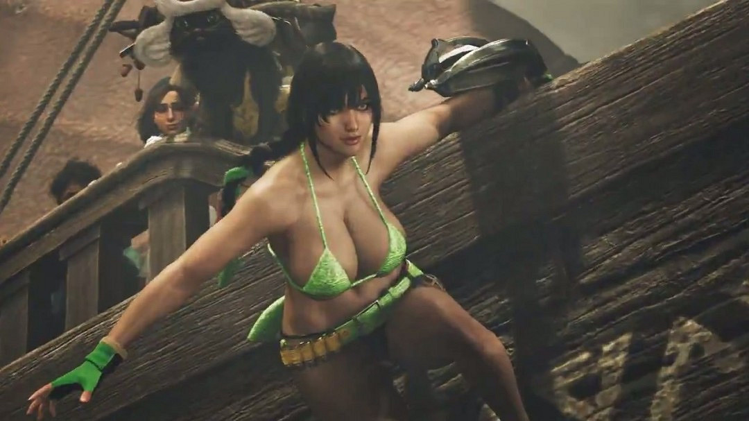 完美身材一覽無餘！《魔物獵人：荒野》已出現泳裝MOD