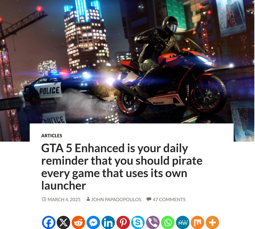 《給他愛5》啟動器讓外媒破大防:這種遊戲就該玩盜版 《給他愛5》啟動器讓外媒破大防:這種遊戲就該玩盜版