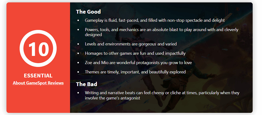 《雙影奇境》GS站10分滿分:一封獻給創意的情書! 《雙影奇境》GS站10分滿分:一封獻給創意的情書!