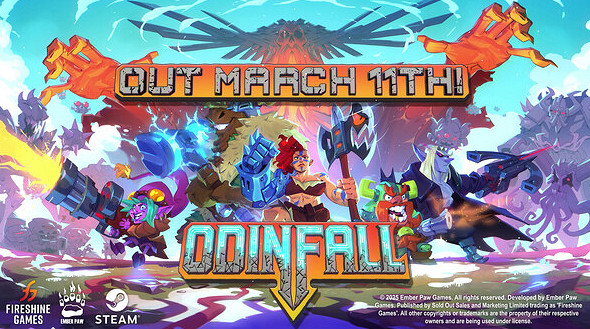 《Odinfall》3月登陸Steam 肉鴿雙搖桿射擊 《Odinfall》3月登陸Steam 肉鴿雙搖桿射擊