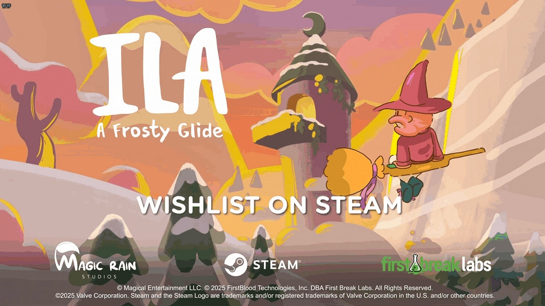 奇幻冒險遊戲《ILA: A Frosty Glide》發布新預告片  25年發售