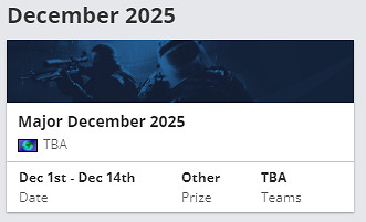 《csgo》2025最新賽事賽程表一覽