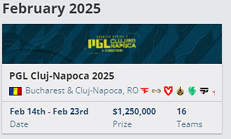 《csgo》2025最新賽事賽程表一覽