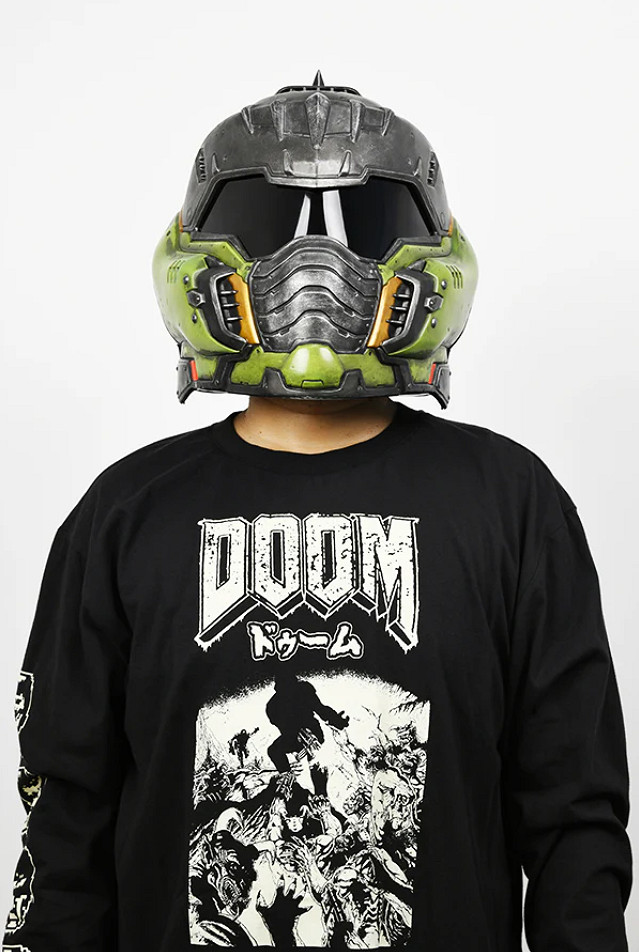 地獄惡魔恐懼認證 《毀滅戰士:黑暗時代》推仿真頭盔 地獄惡魔恐懼認證 《毀滅戰士:黑暗時代》推仿真頭盔