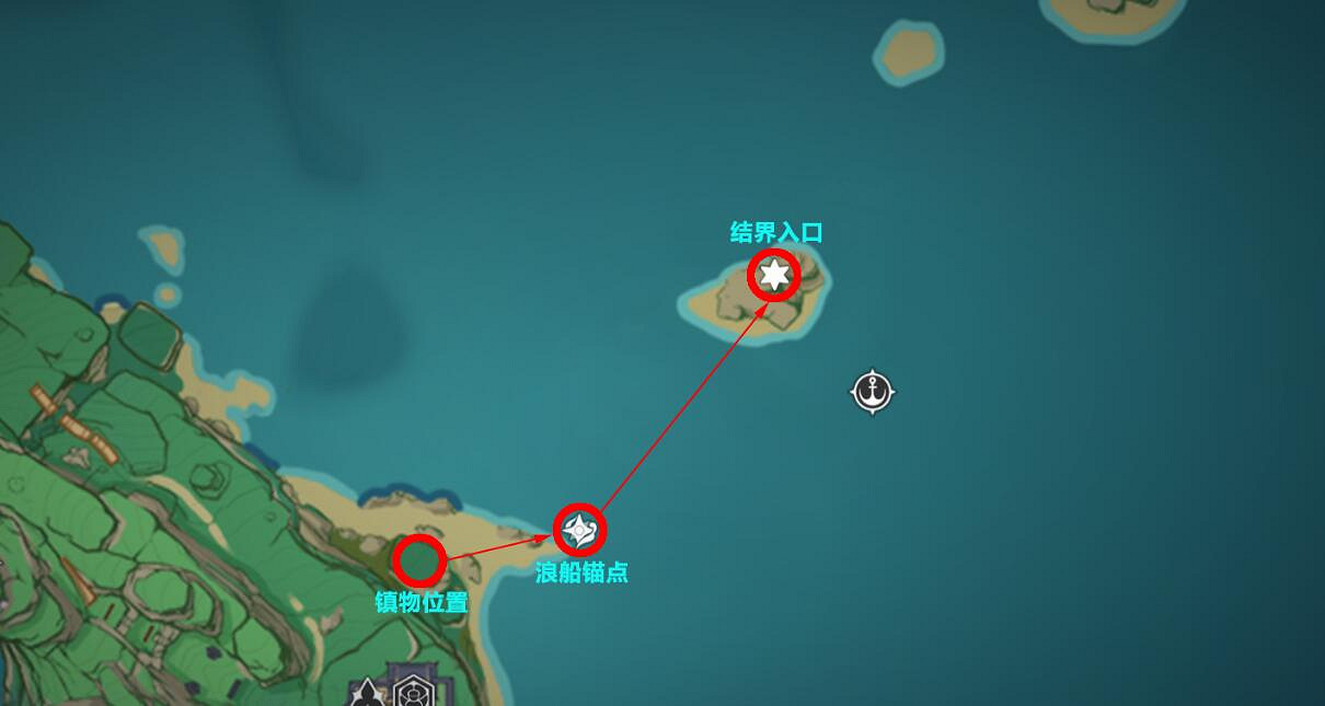 《原神》神櫻大祓三個結界位置圖解 《原神》神櫻大祓三個結界位置圖解
