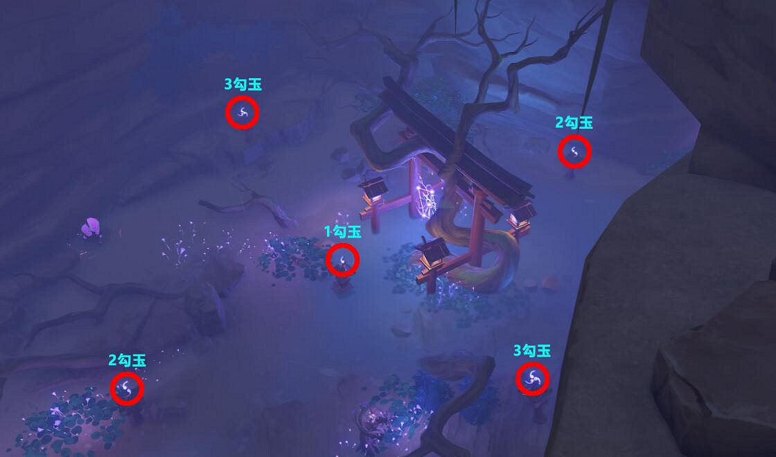 《原神》神櫻大祓神裡屋敷之外的灘塗位置 《原神》神櫻大祓神裡屋敷之外的灘塗位置