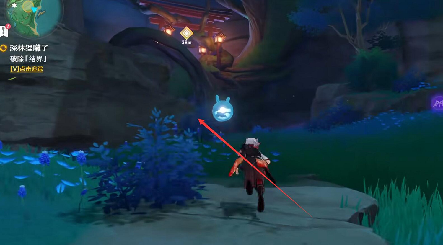 《原神》神櫻大祓第一個結界破除方法 《原神》神櫻大祓第一個結界破除方法