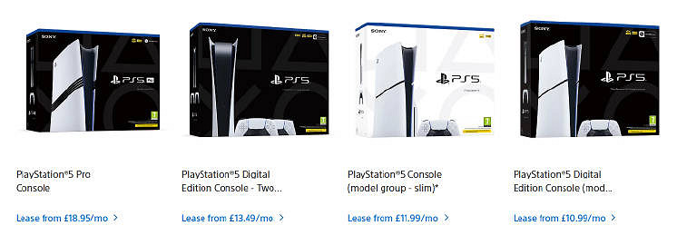 索尼在英國推出租賃PS5服務 最長可租賃遊戲機三年