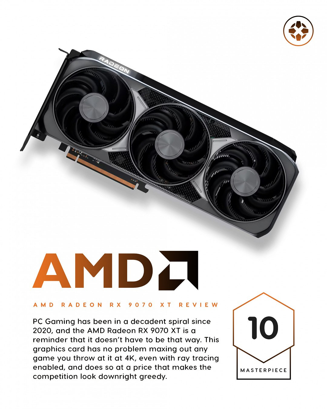 RX 9070XT IGN 10分：人人買得起的出色4K顯卡