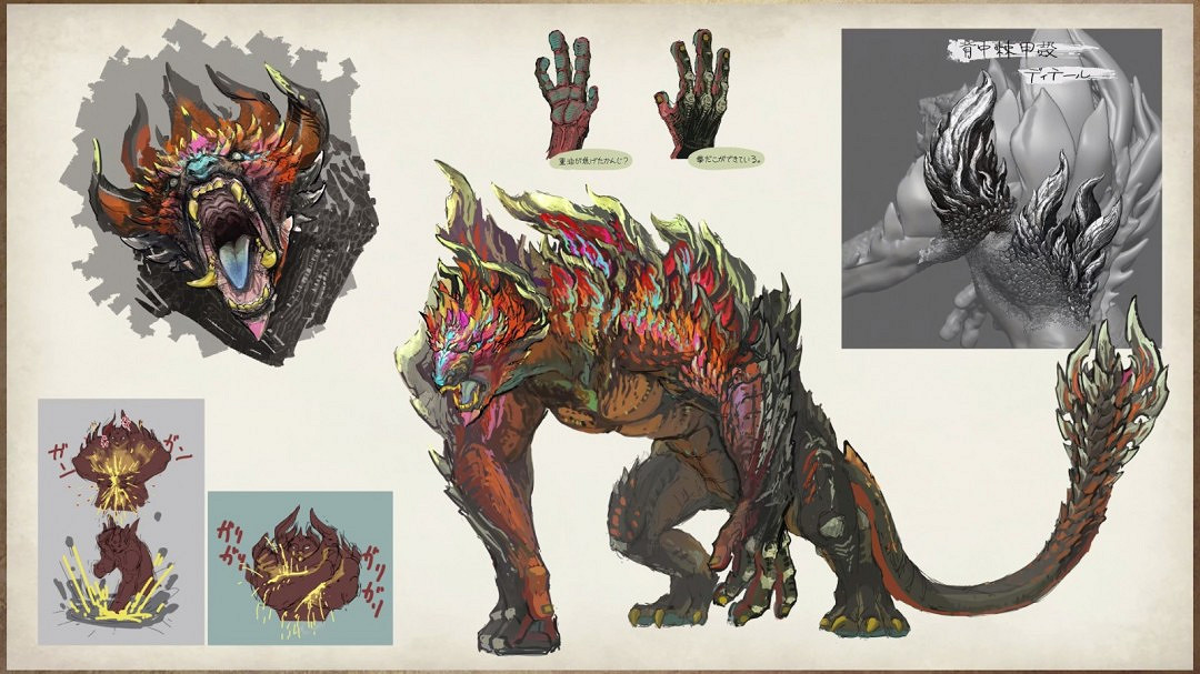 《怪獵荒野》角色概念設計圖：超帥獵人、嬌羞鐵匠！