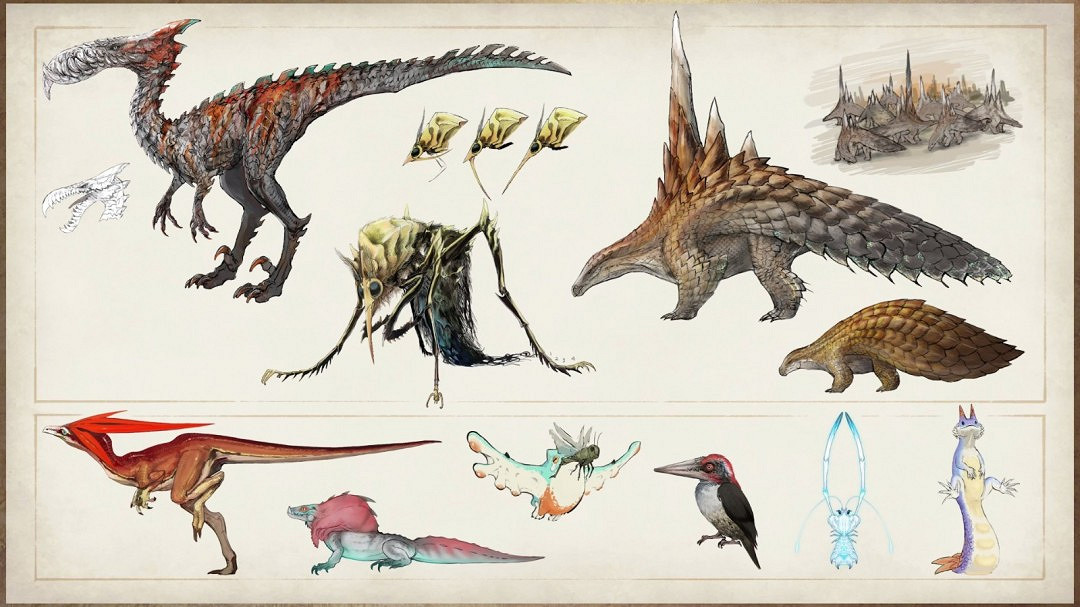 《怪獵荒野》角色概念設計圖：超帥獵人、嬌羞鐵匠！