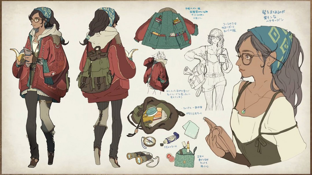 《怪獵荒野》角色概念設計圖：超帥獵人、嬌羞鐵匠！