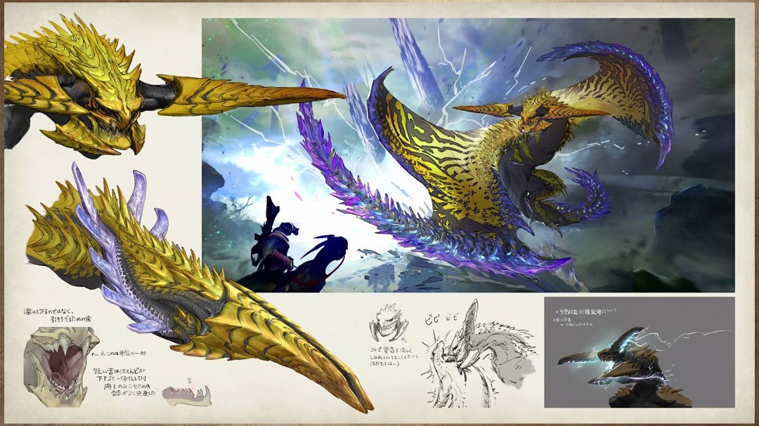 《怪獵荒野》角色概念設計圖：超帥獵人、嬌羞鐵匠！