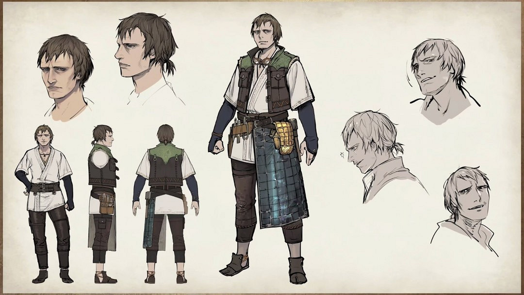 《怪獵荒野》角色概念設計圖：超帥獵人、嬌羞鐵匠！