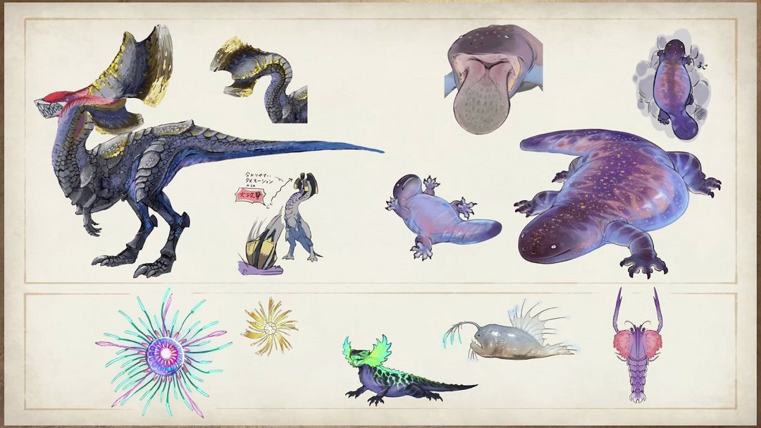 《怪獵荒野》角色概念設計圖：超帥獵人、嬌羞鐵匠！