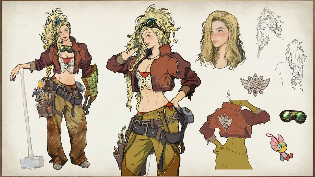 《怪獵荒野》角色概念設計圖：超帥獵人、嬌羞鐵匠！