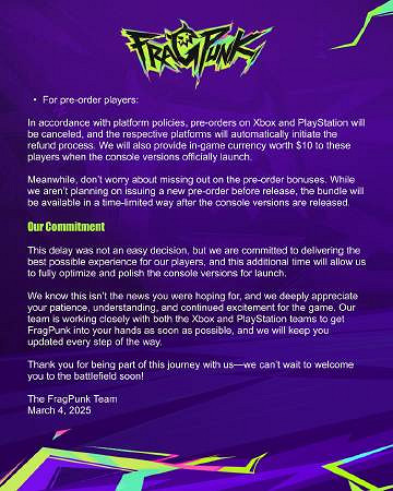 《界外狂潮》主機版本宣布延期 PC版本即將上線 《界外狂潮》主機版本宣布延期 PC版本即將上線