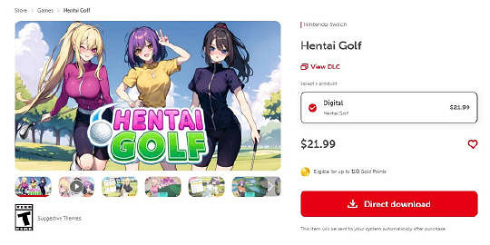 任天堂清理eShop商店中部分暗示性益智換皮遊戲及DLC