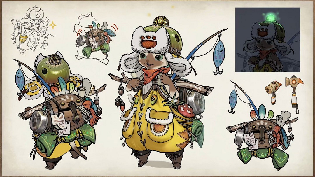 《怪獵荒野》角色概念設計圖：超帥獵人、嬌羞鐵匠！