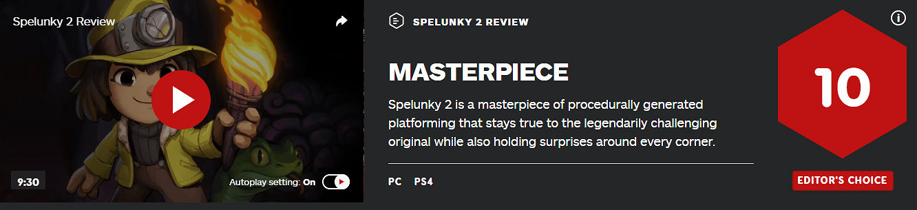 《地底尋寶2》媒體評分解禁：IGN 10分滿分